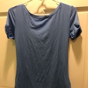Light blue short sleeve top
